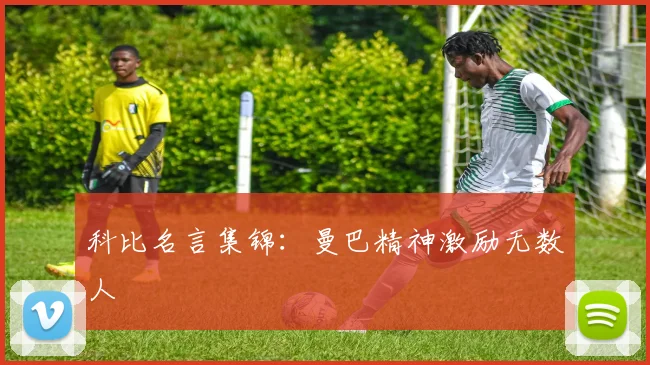 科比名言集锦：曼巴精神激励无数人